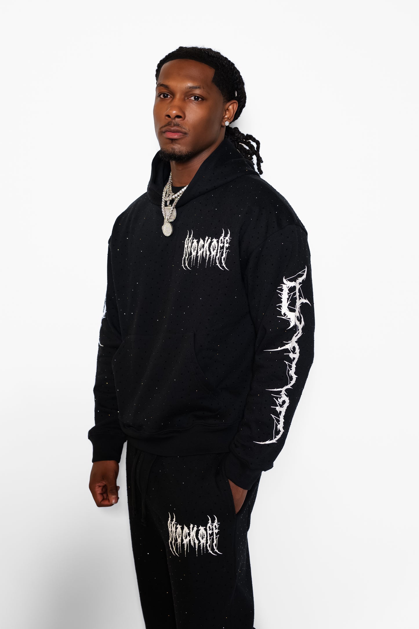Knockoff Rhinestone Hoodie