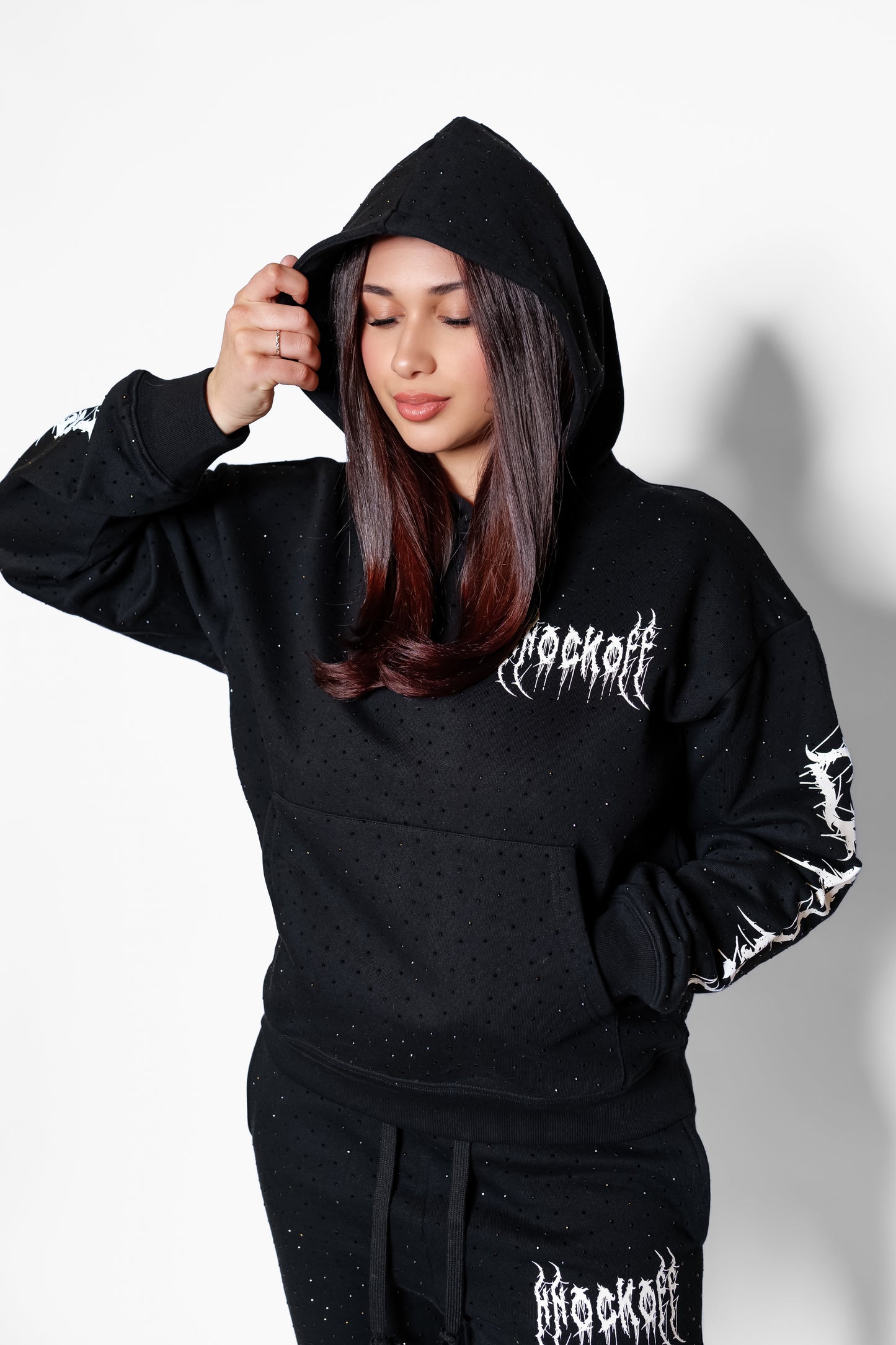 Knockoff Rhinestone Hoodie