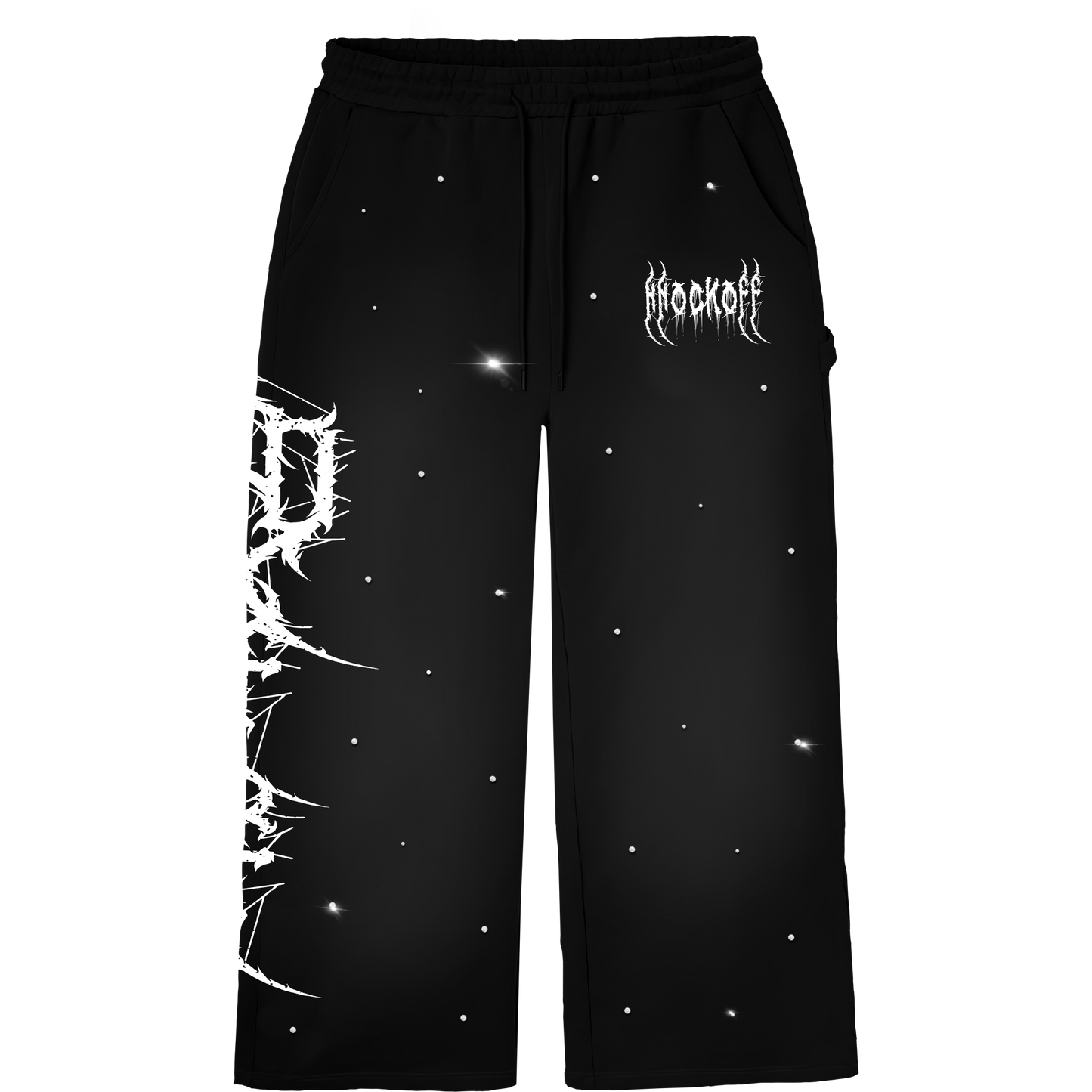 Knockoff Rhinestone Sweatpants
