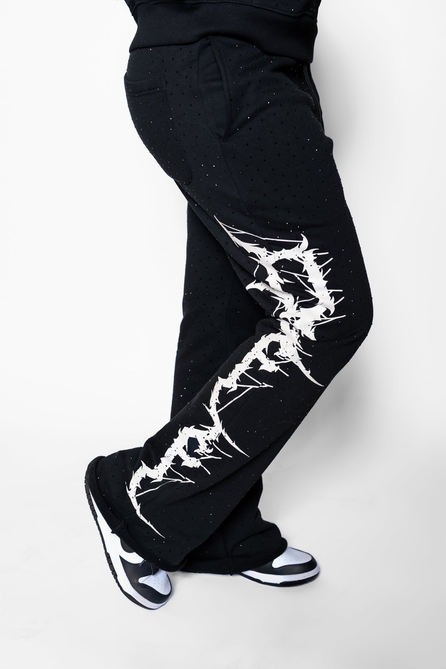 Knockoff Rhinestone Sweatpants