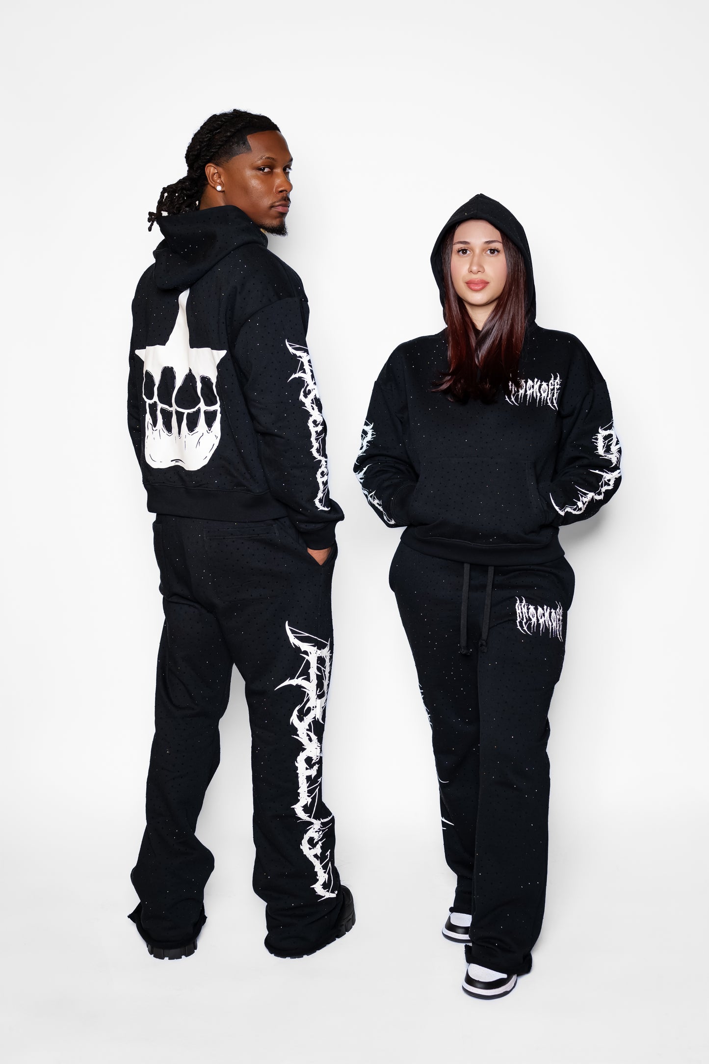Knockoff Rhinestone Sweatpants
